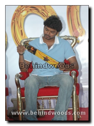 Vijay at Hyderabad